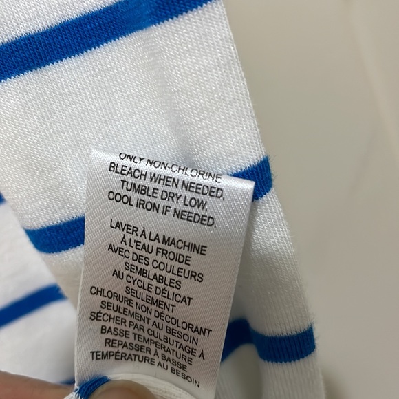 Cynthia Rowley striped tank top (sz XL) - Picture 6 of 7